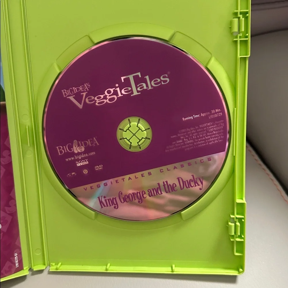 🌵 3/$15 VeggieTales King George and the Ducky DVD ( see description)